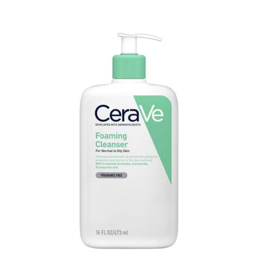 CeraVe Foaming Cleanser with Niacinamide for Normal to Oily Skin 473ml