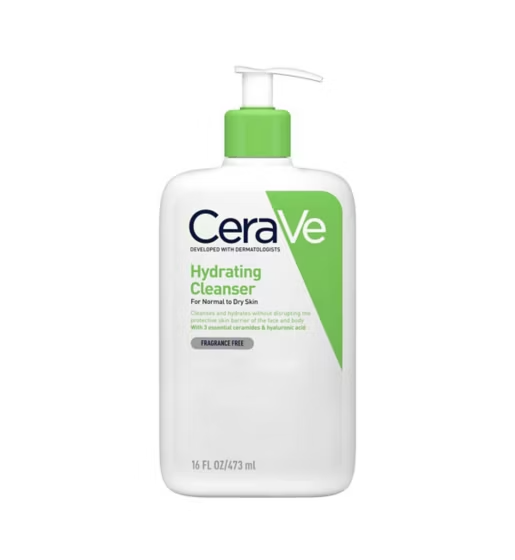 CeraVe Hydrating Cleanser with Hyaluronic Acid for Normal to Dry Skin 473ml