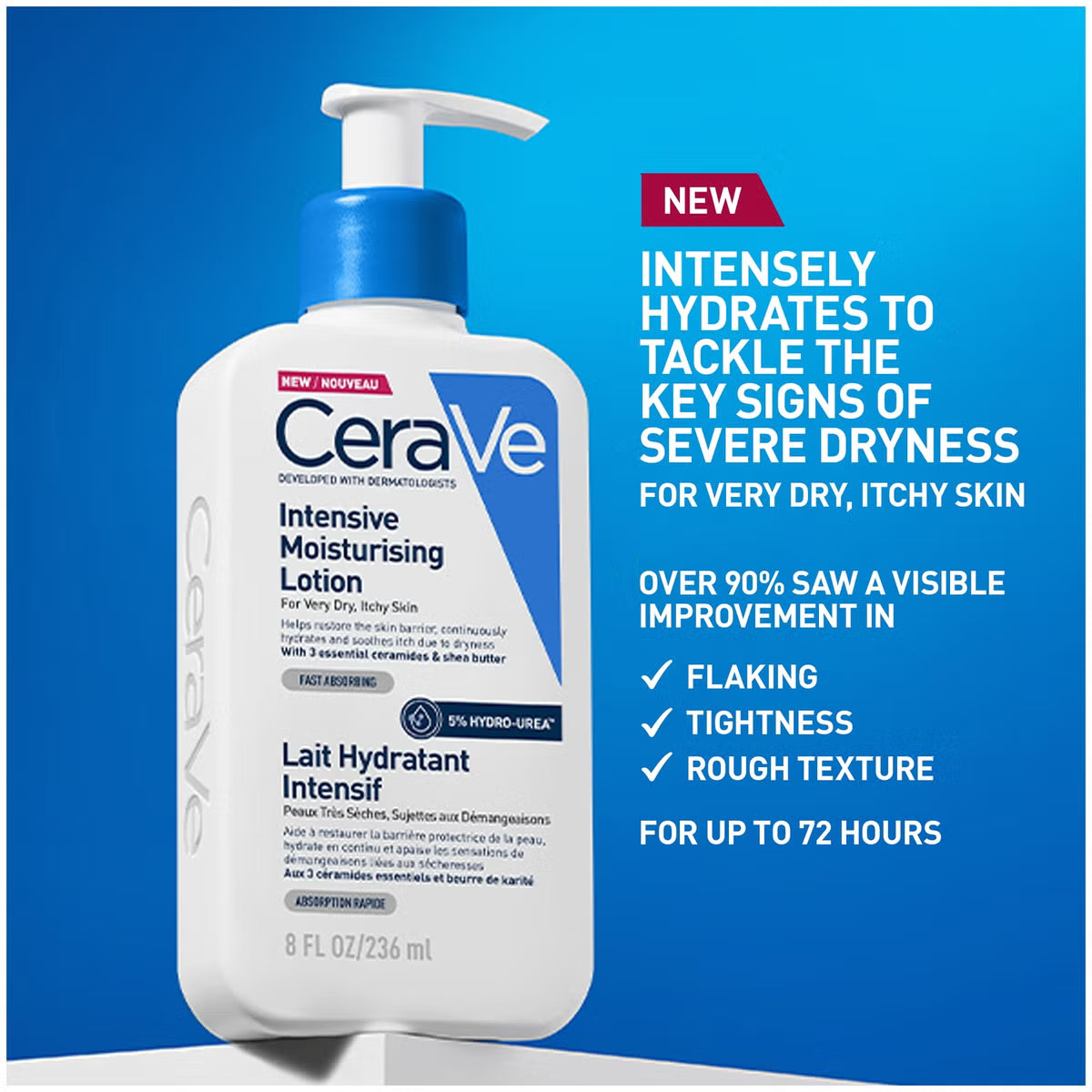 CeraVe Moisturising Lotion with Ceramides. Face and Body Lotion for Normal to Very Dry Skin 473ml